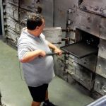 Into the cooling kiln