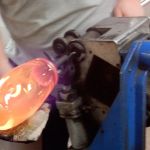 Molten glass