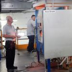 Heating the glass