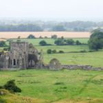 Green, green valley around the abbey ruins