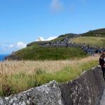 Crowds on the trail