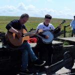 Musical entertainment on the cliffs