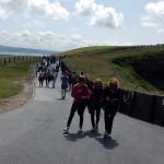 Crowds on the trail