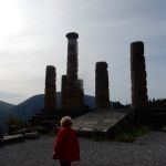 Ellen going to temple