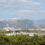 Argos castle in our rear view mirror