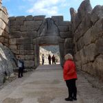 Ellen and our new friend Matt from Cincinnati at the Lion's Gate