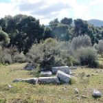 Fallen block of another ancient structure