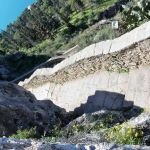 The stairs below the bastion