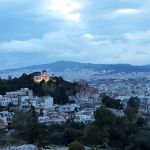 Athens on a beautiful evening