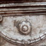 Detail work inside the mosque