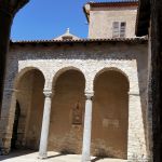 The stonework survives