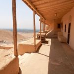 The only shade in the village