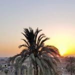 Sunrise over the city