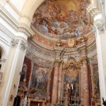 Church at the top of the walk