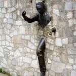 Montmartre wall sculpture