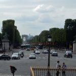 A straight shot down the Champ Elysee