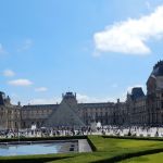 A view of the courtyard of the museum
