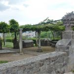 Church cemetery garden