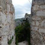 Peering out the rampart