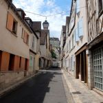 Empty old city streets