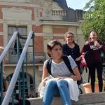 Chillin with her friends