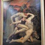 Fierce battle in front of demons