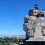 Statues on museum top