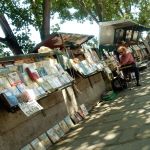 Art dealer and old magazines