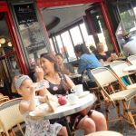 Keeping her occupied at lunch