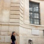 Going about her business