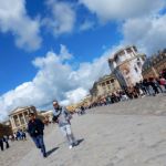 The line to buy tickets