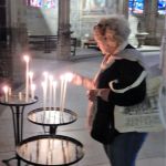 Lighting a candle for Arleigh and Baby Boy Adams