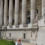 Ellen in front of Grand Palais
