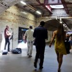 The underground station next to museum