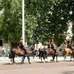 Royal Guard leaving Buckingham Palace