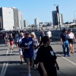 Fans on the way to the game