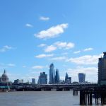 Interesting London skyline