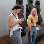 I take you here and you look at your phone?