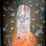 Modern art in lower level