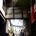 Alley of shops and cafe's