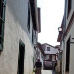 The winding, narrow streets