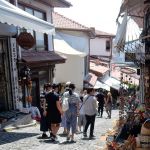 Shoppers on the street