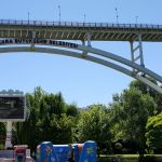 The bridge as seen from the park
