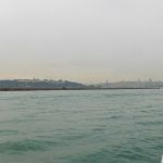 The city in the distance