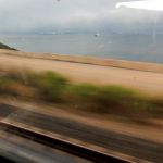 Countryside rushing by