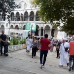 Mosque visitors