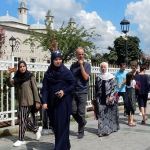 Mosque visitors