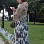 Visitor to the mosque