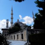 Back side of the Blue Mosque