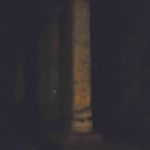 Ghostly columns in the dark